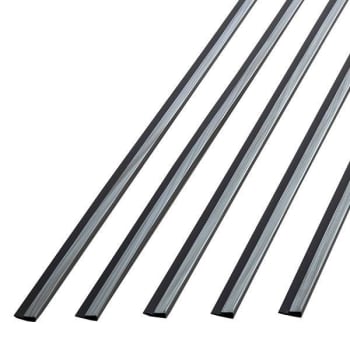 Image for Fasade 47" Vinyl J Trim, Brushed Steel, Package Of 5 from HD Supply