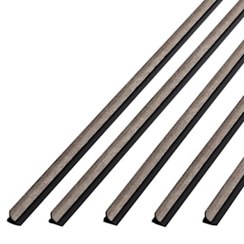 Fasade 47" Vinyl Inside Corner Trim, Batique Cream, Package Of 5