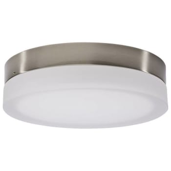 Image for Satco Pi 11in Led Flush Mount Bn Finish Frosted Etched Glass Cct Selectable 120v from HD Supply