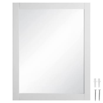 Image for Design House Shorewood Rectangular Wooden Wall Mirror In White, 30" By 24" from HD Supply