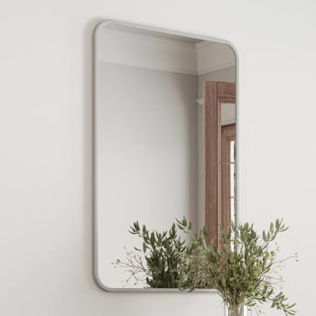 Image for Design House Isla Rounded Corner Wall Mirror With Silver Frame, 30" By 20" from HD Supply