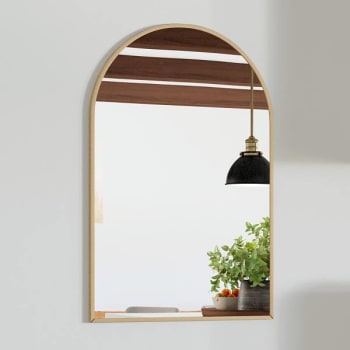 Image for Design House Maeve Arched Wall Mirror With Gold Frame, 36" By 24" from HD Supply