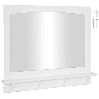 Image for Design House Concord Wooden Wall Mirror With Shelf In White, 37" from HD Supply