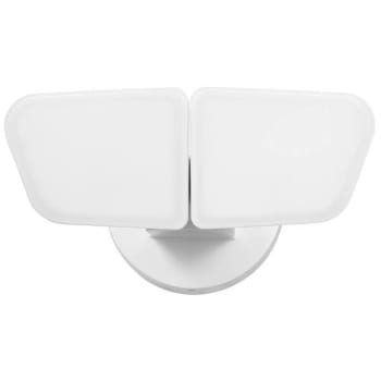 Image for Globe Electric Wired D2d Led Security Twin Head White Plastic 2200lm 4000k from HD Supply