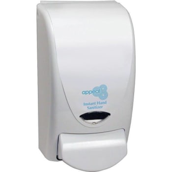 Image for Appeal 1l Hand Sanitizer Dispenser White Case Of 15 from HD Supply