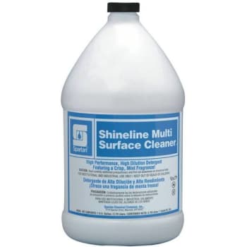 Image for Spartan Shineline 1 Gal Mint Scent Multi-Surface Cleaner Case Of 4 from HD Supply