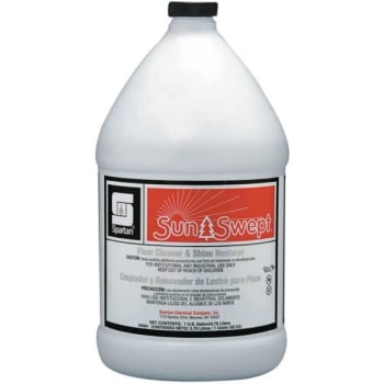 Spartan Sunswept Floor Finish, Pine Scent, 1 Gal, Case Of 4