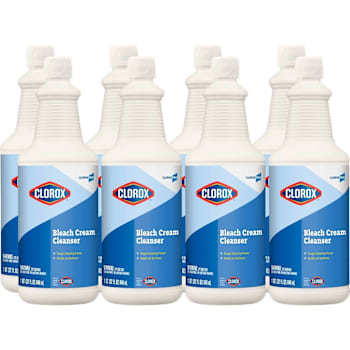 Clorox Bleach Cream Cleanser, Cloroxpro, 32 Oz, Case Of 8
