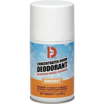 Image for Big D 7 Ozsunburst Concentrated Deodorant For Aerosol Dispensers Case Of 12 from HD Supply