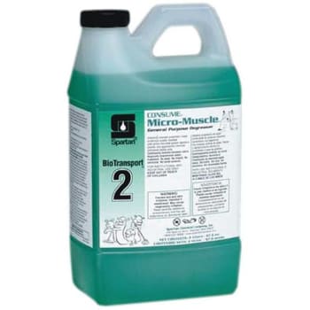 Spartan Biotransport 2 Consume Micro-Muscle 2 Ltr Industrial Degreaser Case Of 4