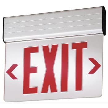 Image for Lithonia Lighting® Edgr 2 Rmr M4 120v Red Led Exit Sign from HD Supply