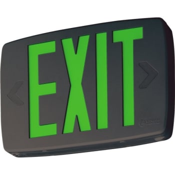 Image for Lithonia Lighting® 0.71W 120/277V Green LED Exit Sign from HD Supply