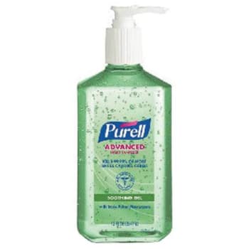 Image for Purell Advanced Hand Sanitizer 12 Floz Pump Btl With Aloe & Vitamin E Case Of 12 from HD Supply