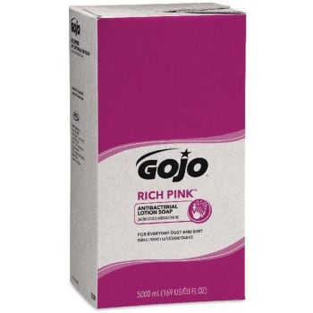 Image for Gojo Rich Pk Antibacterial Soap, Flral Balsam, 5000ml Refill Case Of 2 from HD Supply