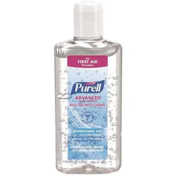 Image for Purell Advanced Hand Sanitizer Refreshing Gel 4 Fl Oz Flp Cap Bottle Case Of 24 from HD Supply