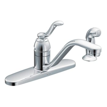 Image for Moen Banbury Chrome 1.5GPM One-Handle Kitchen Faucet from HD Supply