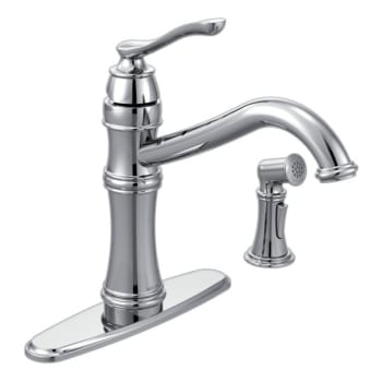 Image for Moen Belfield Chrome 1.5GPM One-Handle Kitchen Faucet With Duralock from HD Supply