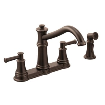 Image for Moen Belfield Oil Rubbed Bronze 1.5GPM Two-Handle Kitchen Faucet with Duralock from HD Supply