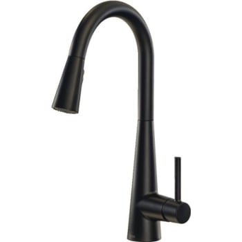 Image for Moen Sleek Matte Black 1.5GPM One-Handle Pulldown Kitchen Faucet from HD Supply