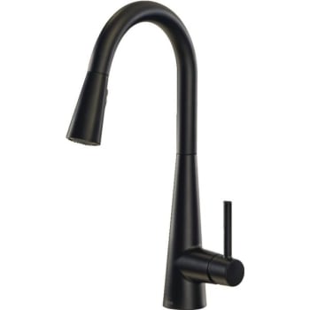 Image for Moen Sleek Matte Black 1.5gpm One-Handle Pulldown Kitchen Faucet from HD Supply