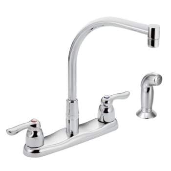 Image for Moen M-Bition Chrome 2.0gpm Two-Handle High Arc Kitchen Faucet from HD Supply