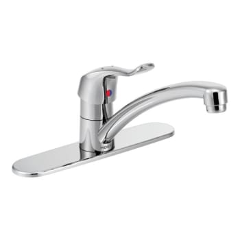 Image for Moen M-DURA Chrome 1.5GPM One-Handle Kitchen Faucet Commercial No Side Spray from HD Supply