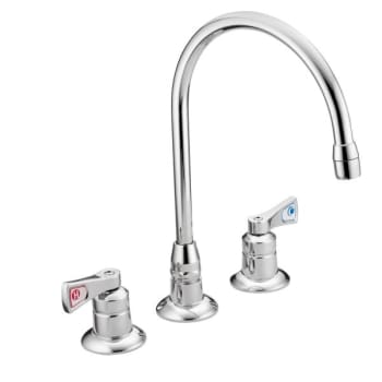 Image for Moen M-Dura Chrome 1.5gpm Two-Handle Kitchen Faucet With Spout from HD Supply