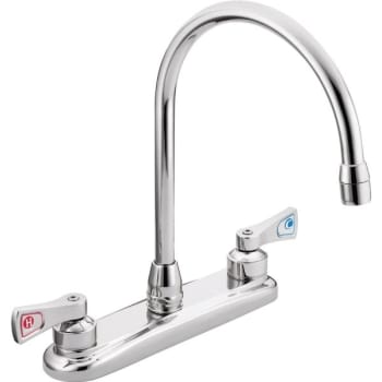Image for Moen M-Dura Chrome 1.5gpm Two-Handle Kitchen Faucet from HD Supply