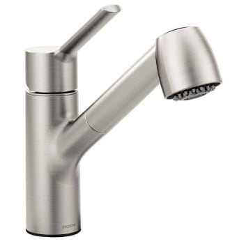 Image for Moen® Method™ Pull-Out Kitchen Faucet, 1.5 Gpm, Stainless Steel, 1 Handle from HD Supply