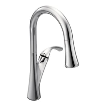 Moen® Notch™ Pull-Down Kitchen Faucet, 1.5 GPM, Chrome, 1 Handle