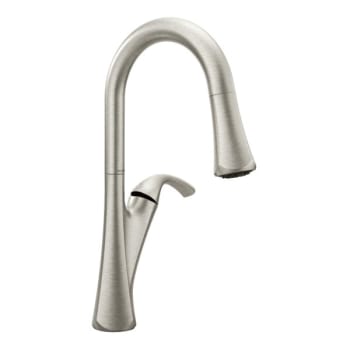Moen® Notch™ Pull-Down Kitchen Faucet, 1.5 GPM, Stainless Steel