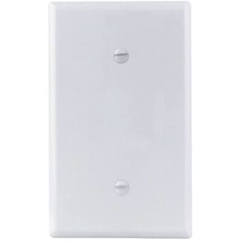Titan3 White Smooth 1-Gang Blank Standard Metal Wall Plate Package Of 25
