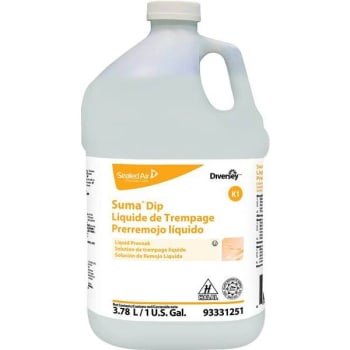 Image for Suma Dip K1 128 Oz Alkaline-Chlorinated Liquid Presoak And Destainer Case Of 4 from HD Supply