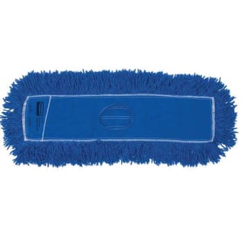 Image for Rubbermaid Commercial 24" Blue Synthetic Twisted Loop Dust Mop Case Of 12 from HD Supply