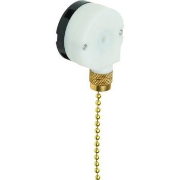 Image for Satco 6 Amp 1-Pole 3 Speed Pull Chain Single Throw from HD Supply