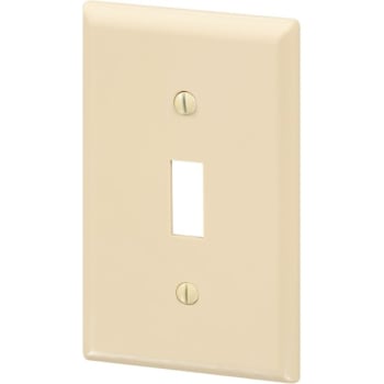 Image for Maintenance Warehouse® 1-Gang Toggle Wall Plate (10-Pack) (Ivory) from HD Supply