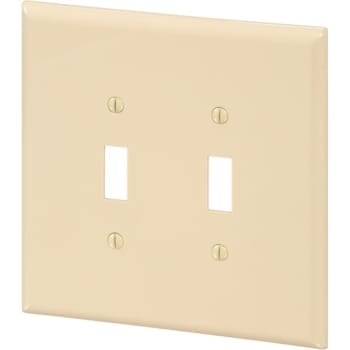 Image for Maintenance Warehouse 2-Gang Jumbo Wall Plate (10-Pack) (Ivory) from HD Supply