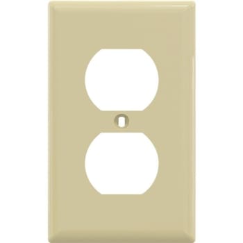 Image for Maintenance Warehouse® 1-Gang Duplex Wall Plate (10-Pack) (Ivory) from HD Supply