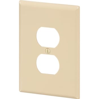 Image for Maintenance Warehouse® 1-Gang Jumbo Duplex Wall Plate (10-Pack) (Ivory) from HD Supply