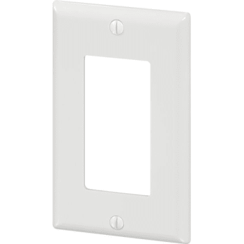 Image for Maintenance Warehouse® 1-Gang Polycarbonate Wall Plate (10-Pack) (White) from HD Supply