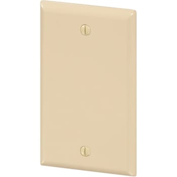 Image for Maintenance Warehouse® 1-Gang Polycarbonate Blank Wall Plate (10-Pack) (Ivory) from HD Supply