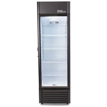Image for Premium Levella 9 Cu. Ft. Glass Door Display Fridge Black from HD Supply
