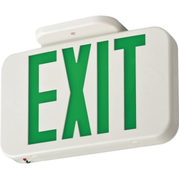 Lithonia Lighting® 120/277V LED Green Exit Sign