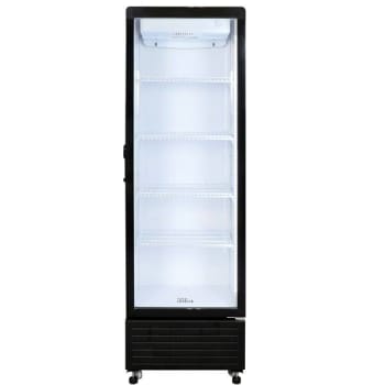 Image for Premium Levella 10 Cu. Ft. Glass Door Display Fridge Black from HD Supply
