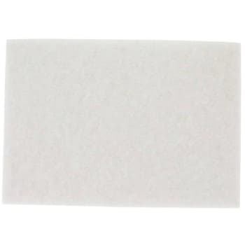3m 20" X 14" White Super Polish Pad Package Of 10