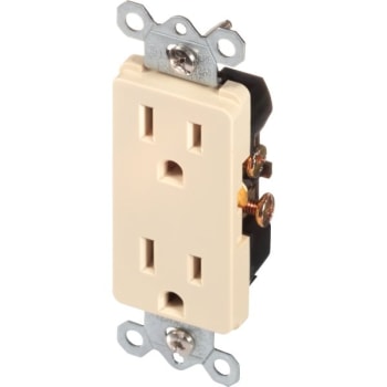 Image for Maintenance Warehouse® 15 Amp Duplex Standard Outlet (10-Pack) (Ivory) from HD Supply
