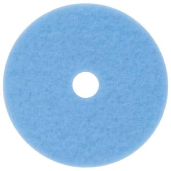 Image for 3m 27" Sky Blue Hi-Performance Burnishing Floor Pad Package Of 5 from HD Supply