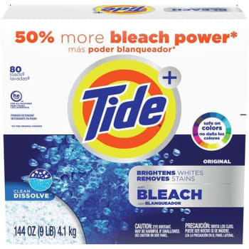 Image for Tide 144 Oz Original Scent Powder Laundry Detergent With Bleach Case Of 2 from HD Supply