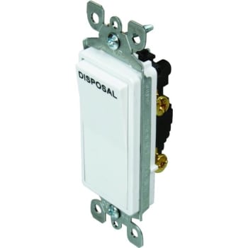 Image for Maintenance Warehouse® 15 Amp Disposal Decorator Wall Switch (White) from HD Supply