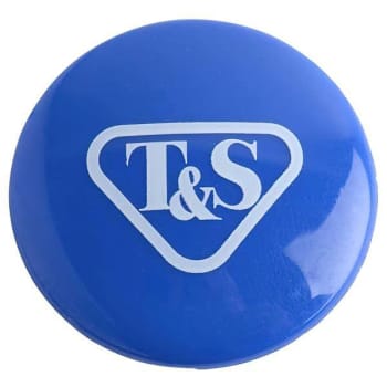 T&s Brass And Bronze Press-In Index Medium-Blue Tands Logo